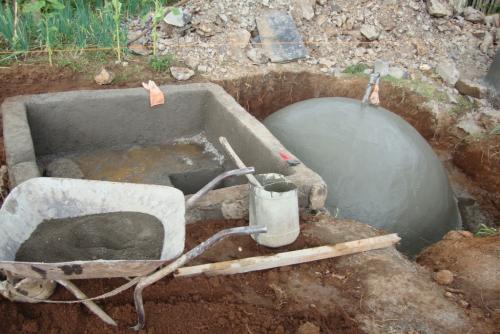 Costruzione cisterna per biogas