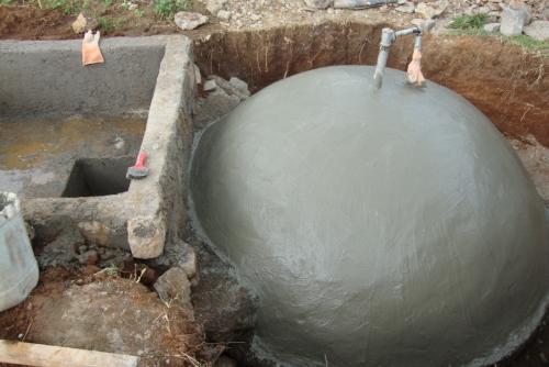 Costruzione cisterna per biogas